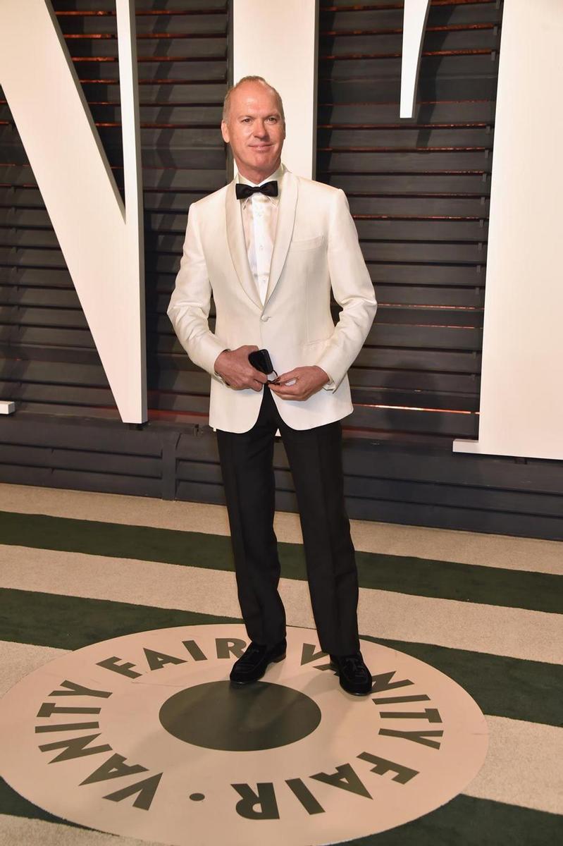 Oscar 2017: Michael Keaton, en la fiesta Vanity Fair