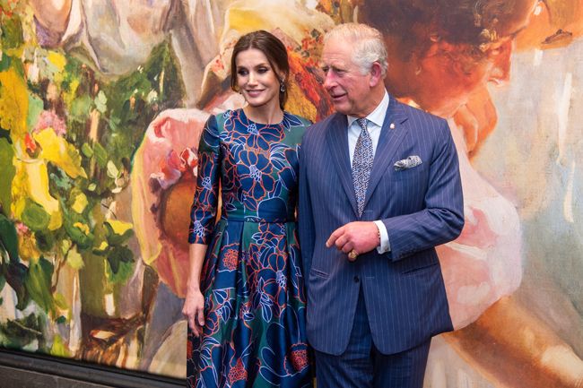 Letizia Ortiz y el Príncipe Carlos de Inglaterra, en Londres