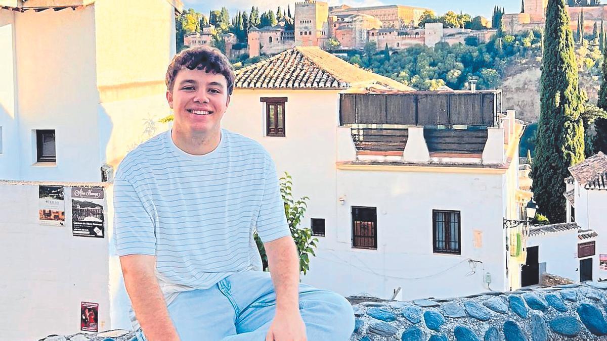 Denis Benito, estudiante de la Universidad de Zaragoza.