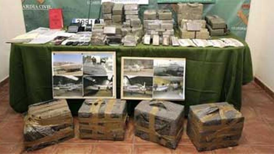 Detenidos tres narcotraficantes que distribuían hachís a gran escala en Europa