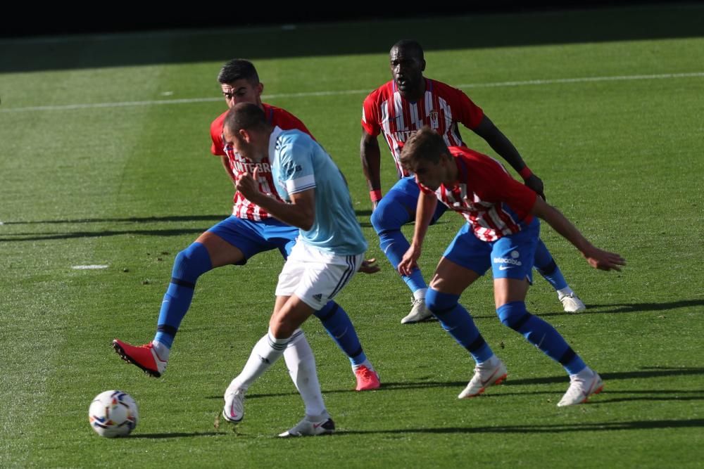 El Celta empata en el último test antes de LaLiga. // Ricardo Grobas