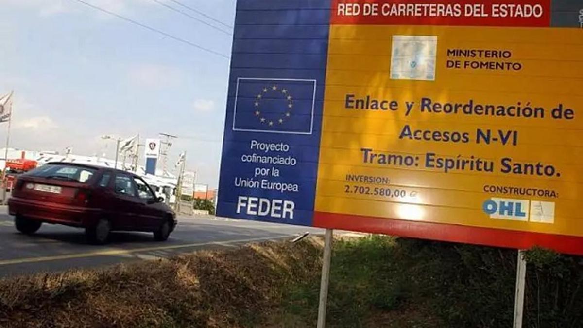 Una obra financiada con fondos europeos.