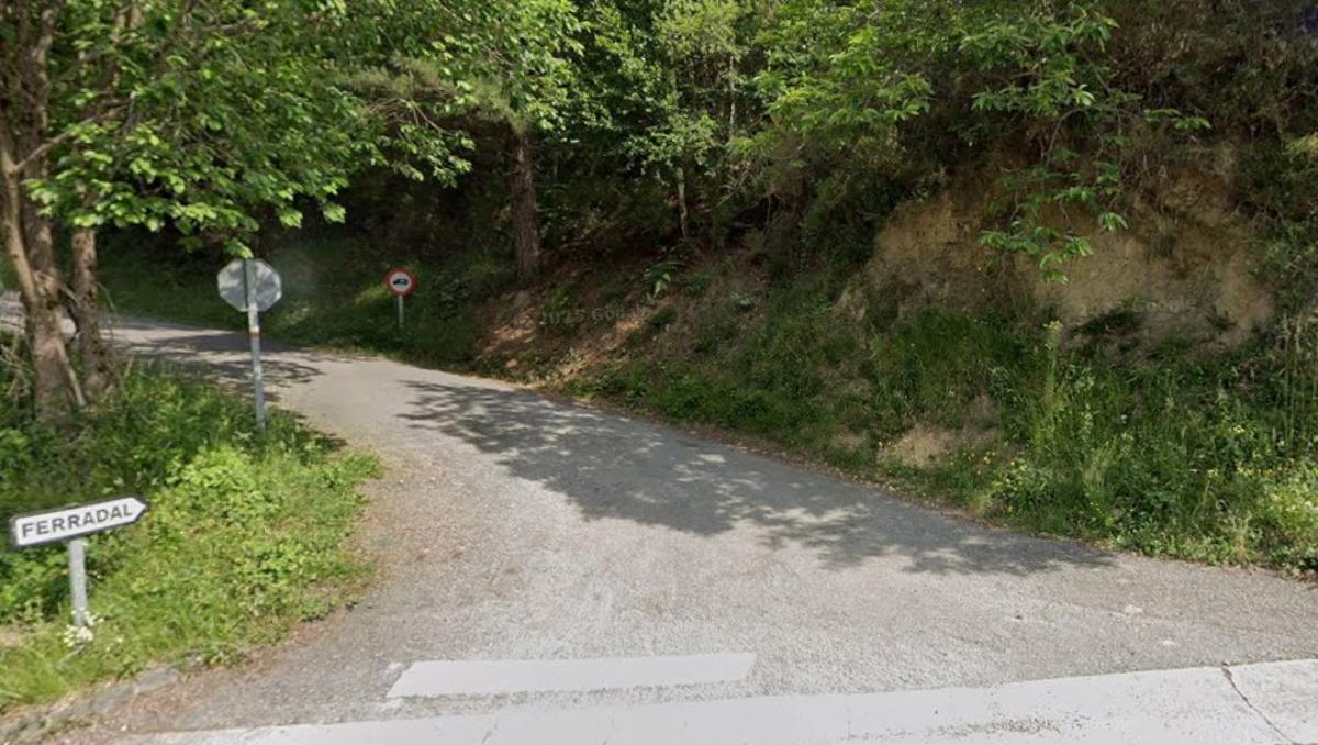 Camino de acceso a El Ferredal.