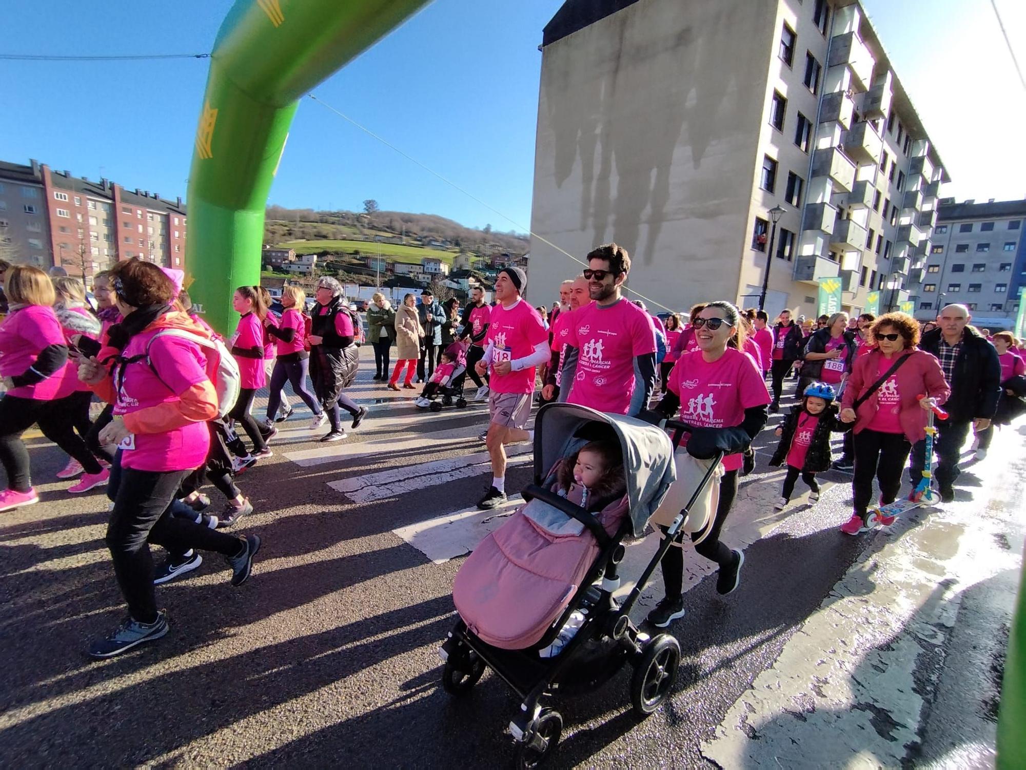 Primera carrera contra el cáncer en Langreo