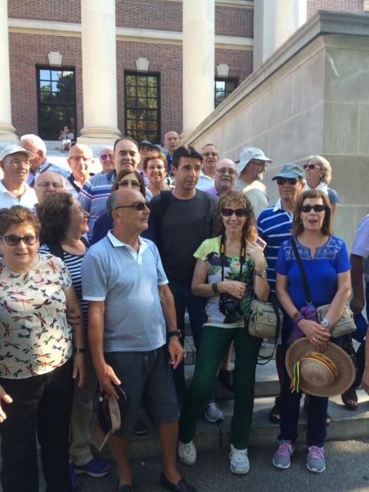 Un grupo de canarios se encuentra a Soria en Harvard