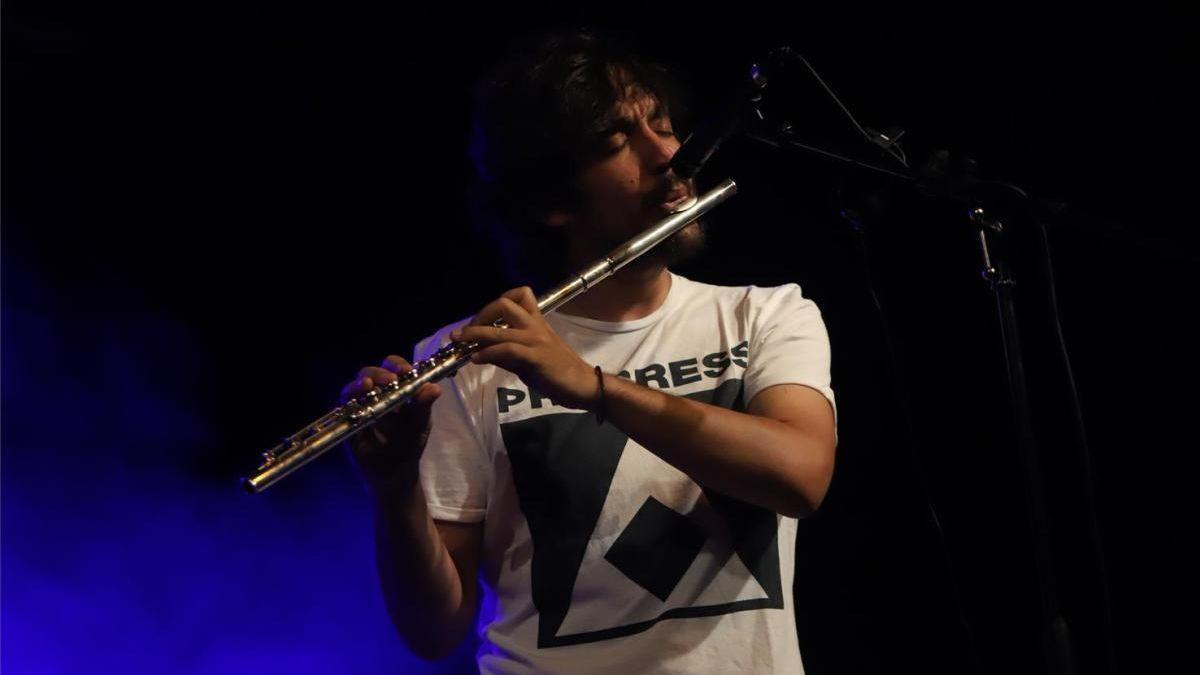 El flautista flamenco cordobés Sergio de Lope.