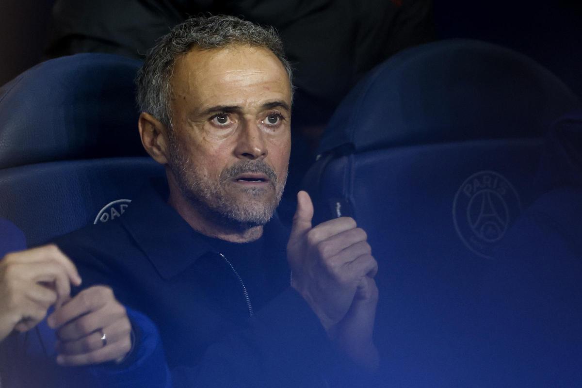 Luis Enrique, entrenador del PSG