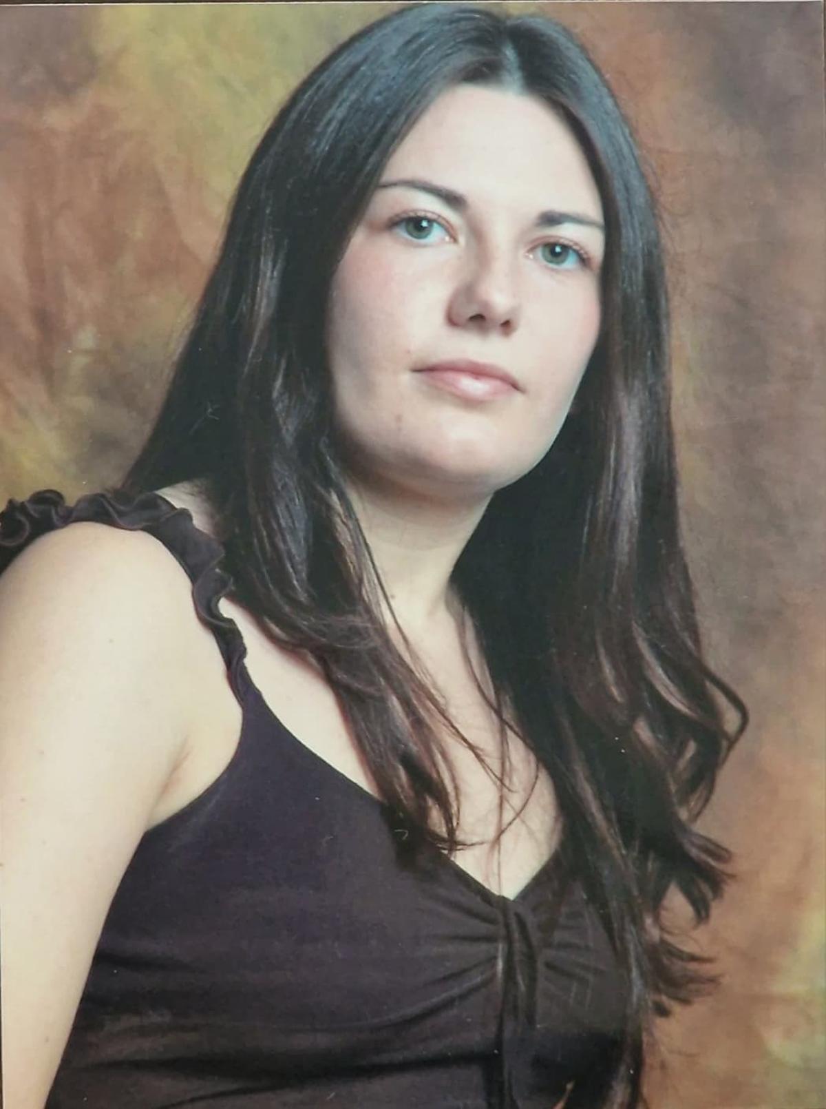 Ledicia Costas, en la época de 1995 en la que hizo la selectividad.