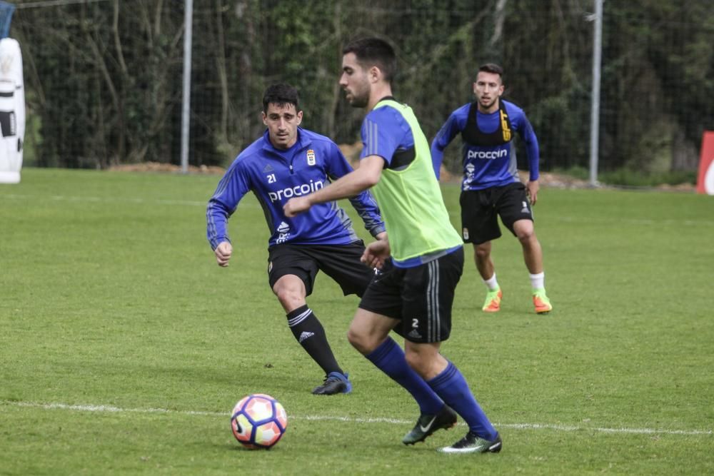 Entrenamiento del Real Oviedo en El Requexón