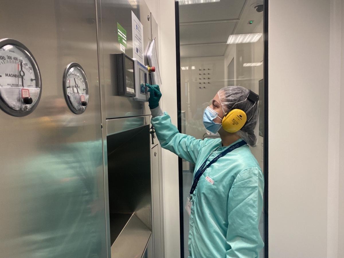 Instalacines de Biofabri, Zendal, en O Porriño donde preparan la vacuna contra la tuberculosis.