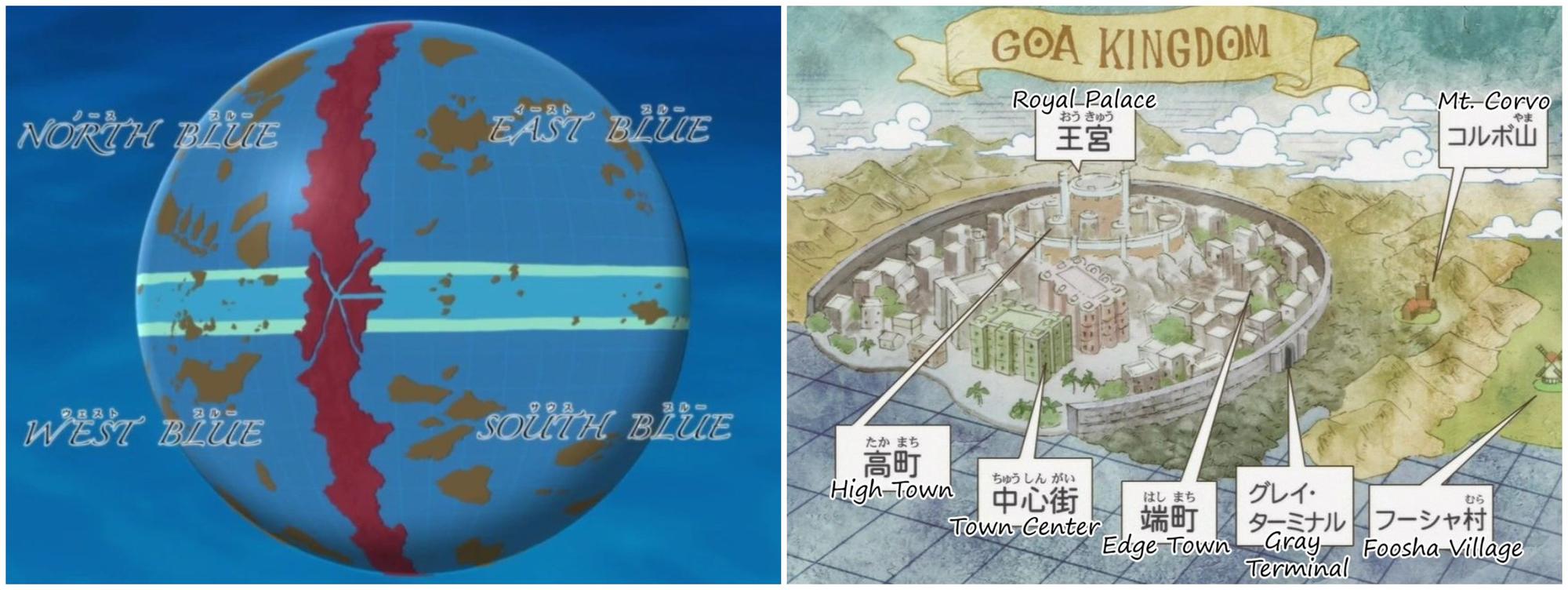 El mundo de One Piece y el Reino de Goa