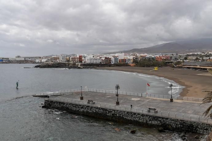 25-03-20 GRAN CANARIA. TELDE. TELDE. Recorrido por la ciudad de Telde para vera su desolación.   Fotos: Juan Castro.  | 25/03/2020 | Fotógrafo: Juan Carlos Castro