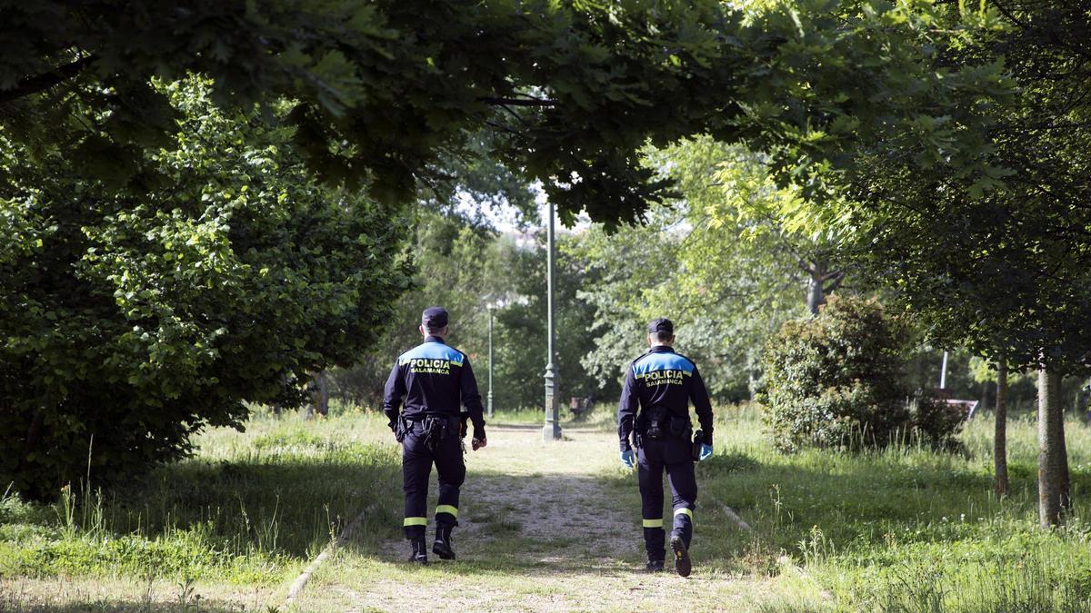 Agentes de la Policía Local de Salamanca.