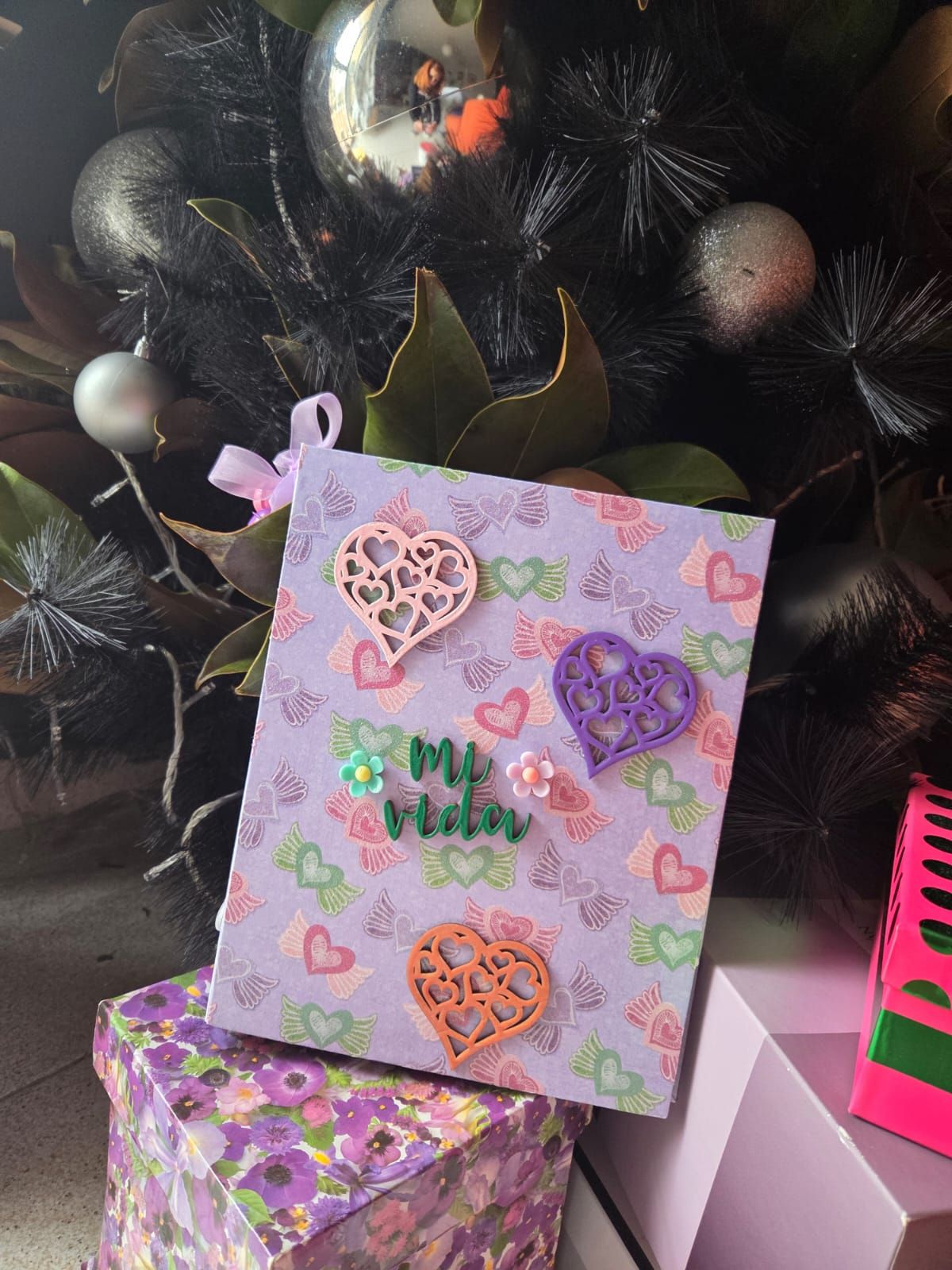 El Cuaderno de Vida, presente navideño que Leocadia, una de mis tías, me regaló en Navidad.