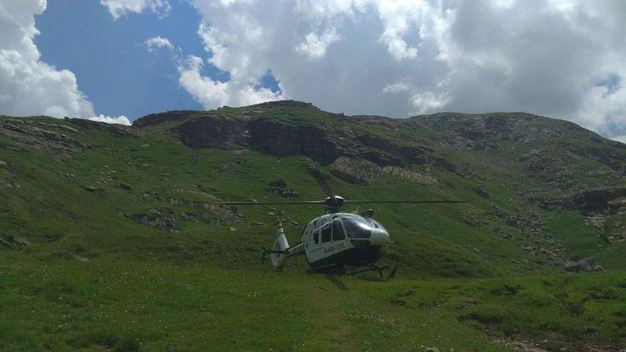 La Guardia Civil realiza ocho rescates con 10 personas evacuadas en el Pirineo aragonés