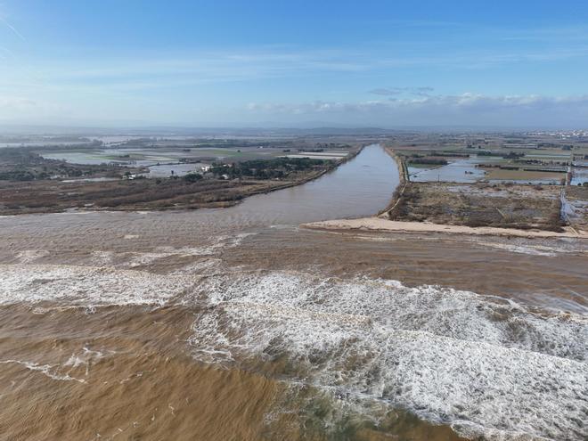 Danys a Torroella de Montgrí pel temporal Harry