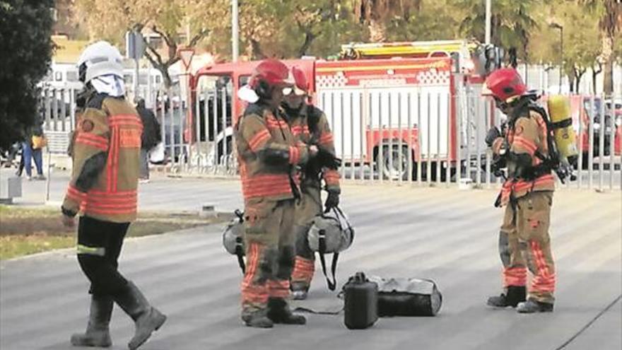 Desalojan la Ciudad de la Justicia de Castellón por un fuerte olor a humo