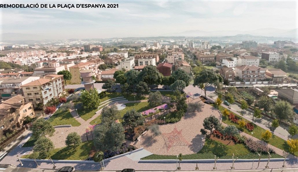 Parets del Vallès inicia las obras de remodelación de la plaza de Espanya