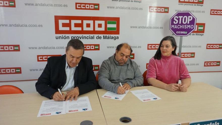 Convenio entre CCOO y la Federación vecinal Solidaridad