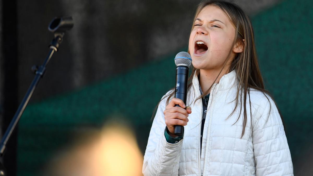 Greta Thunberg.