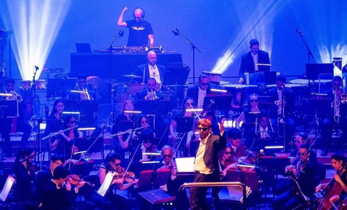 Un concierto anterior de DJ Symphonic y la Royal Film Orchestra.
