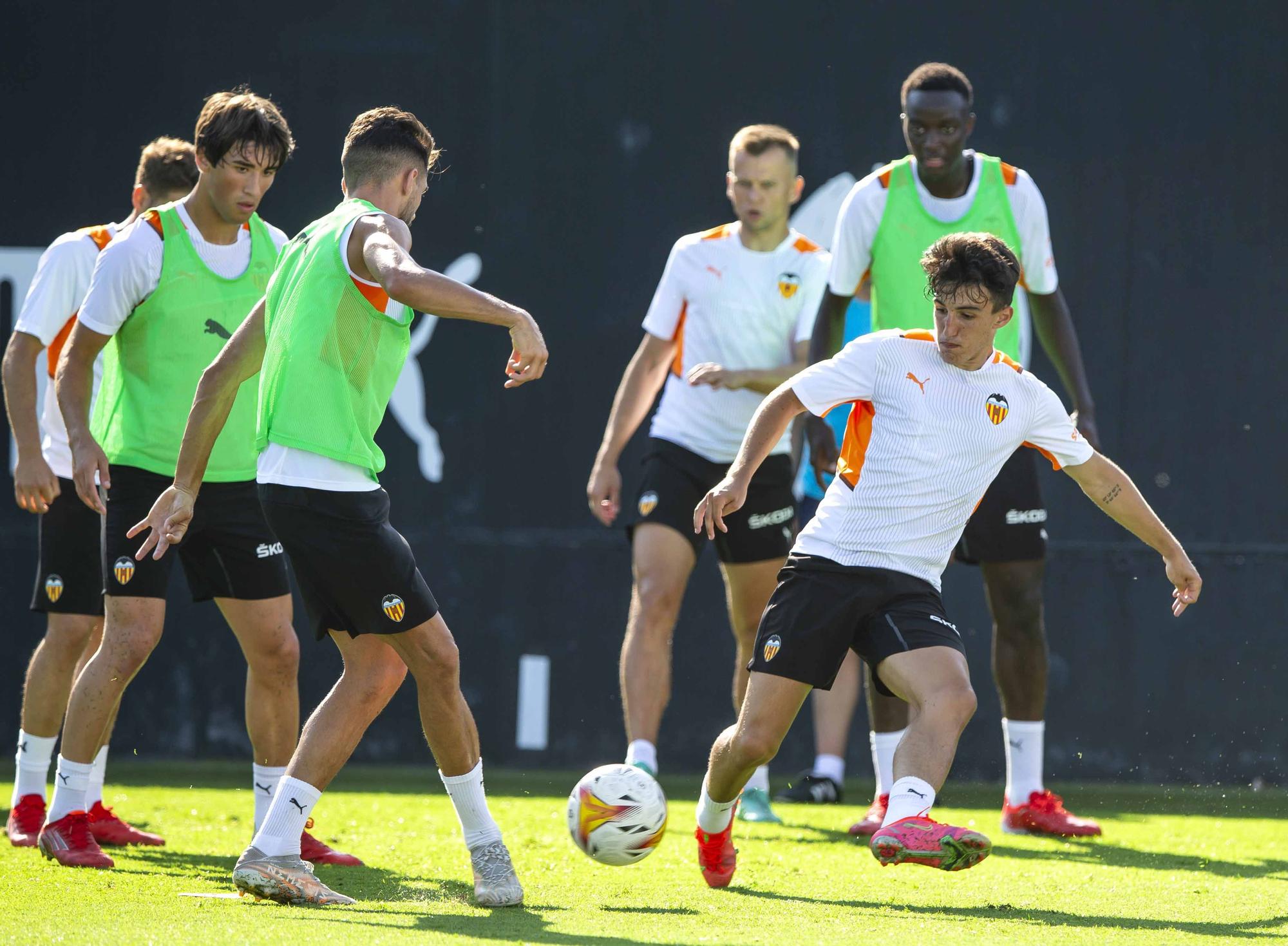 La semana de entrenamientos del Valencia CF