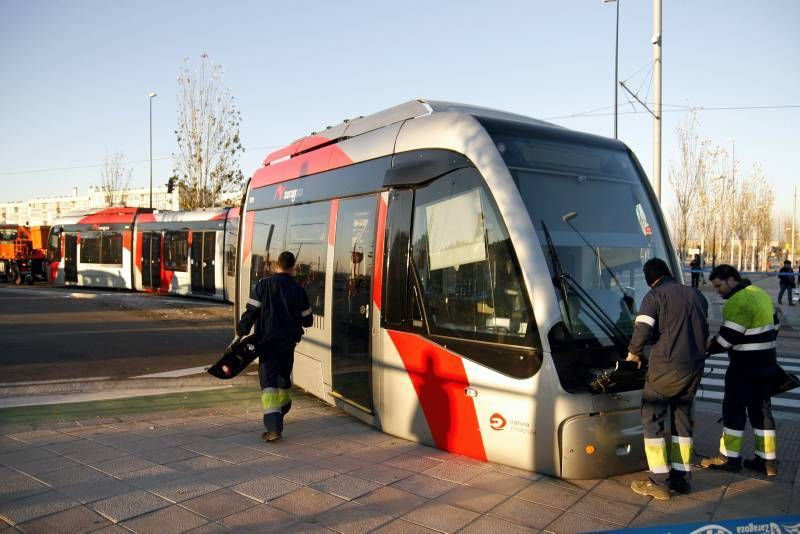 Fotogalería: Accidente del tranvía de Zaragoza