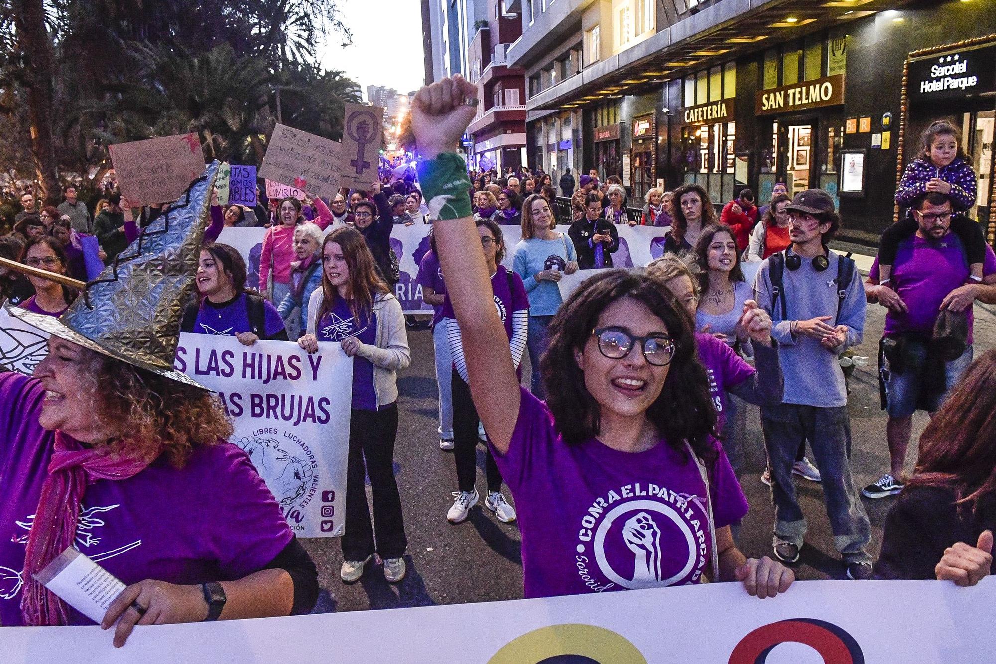 Manifestación del 8M en Las Palmas de Gran Canaria