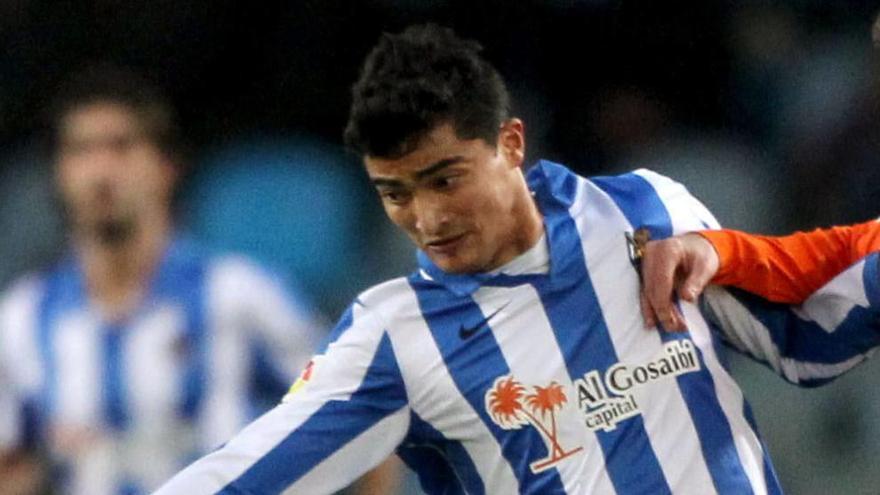 Castro durante un partido con la Real Sociedad.