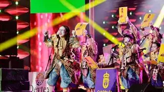 Los Legañositos y Los Chachitos, ganadores del concurso de murgas infantil del Carnaval de Las Vegas