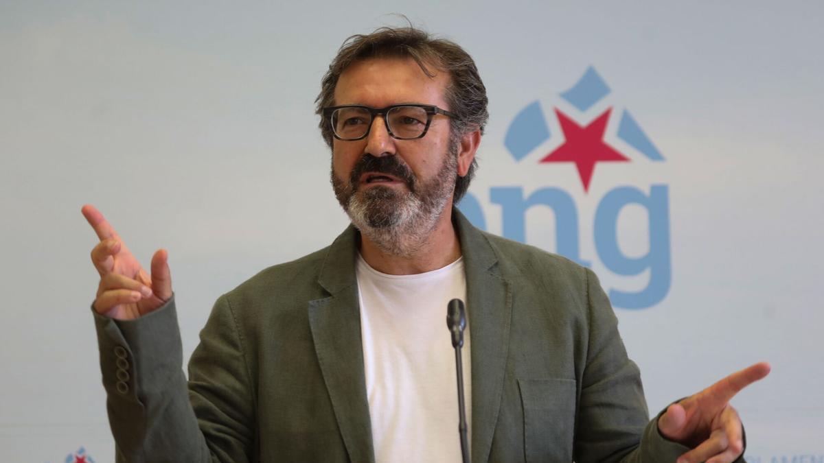 El diputado del BNG en el Parlamento, Luis Bará, en imagen de archivo.