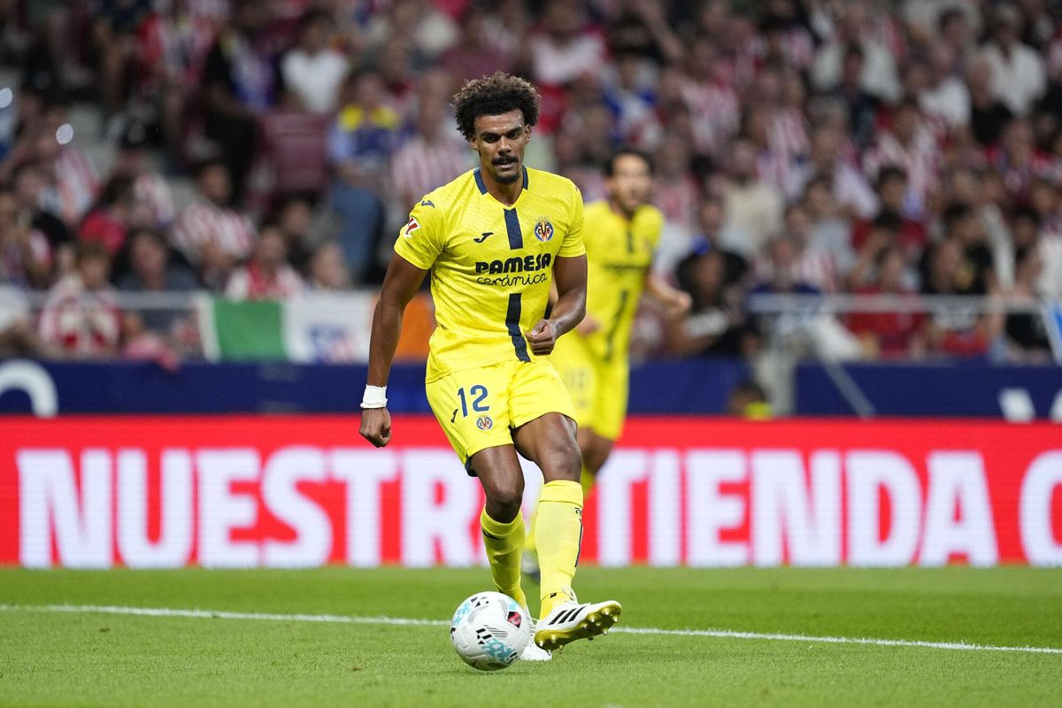 Renato Veiga of Villarreal CF in action during the Spanish League, LaLiga EA Sports, football match played between Atletico de Madrid and Villarreal CF at Riyadh Air Metropolitano stadium on September 13, 2025, in Madrid, Spain. AFP7 13/09/2025 ONLY FOR USE IN SPAIN. Oscar J. Barroso / AFP7 / Europa Press;2025;SOCCER;SPAIN;SPORT;ZSOCCER;ZSPORT;Atletico de Madrid v Villarreal CF - LaLiga EA Sports
