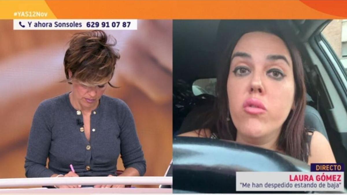 Laura acudió al plató de Y Ahora Sónsoles a denunciar su situación