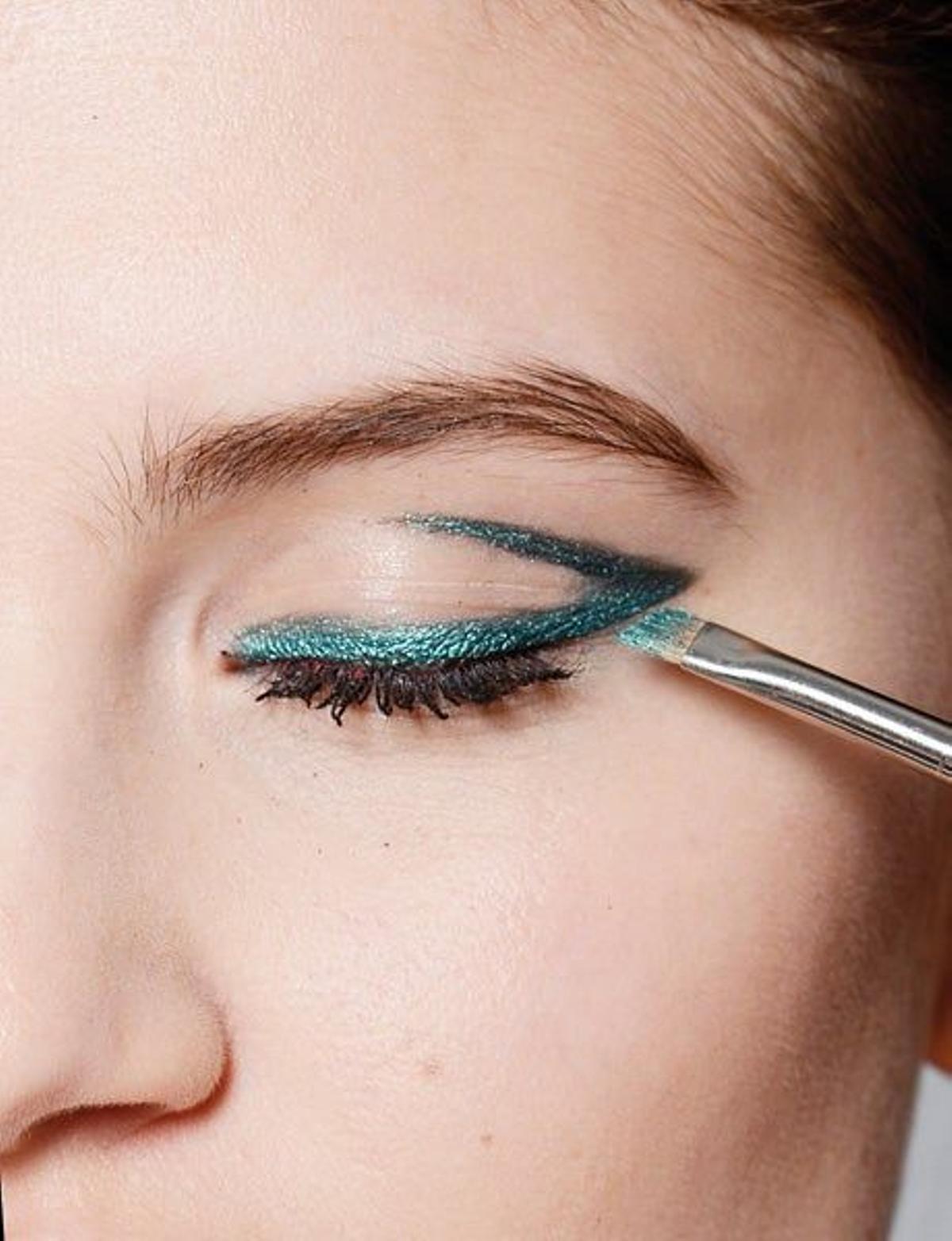 Maquillaje verde