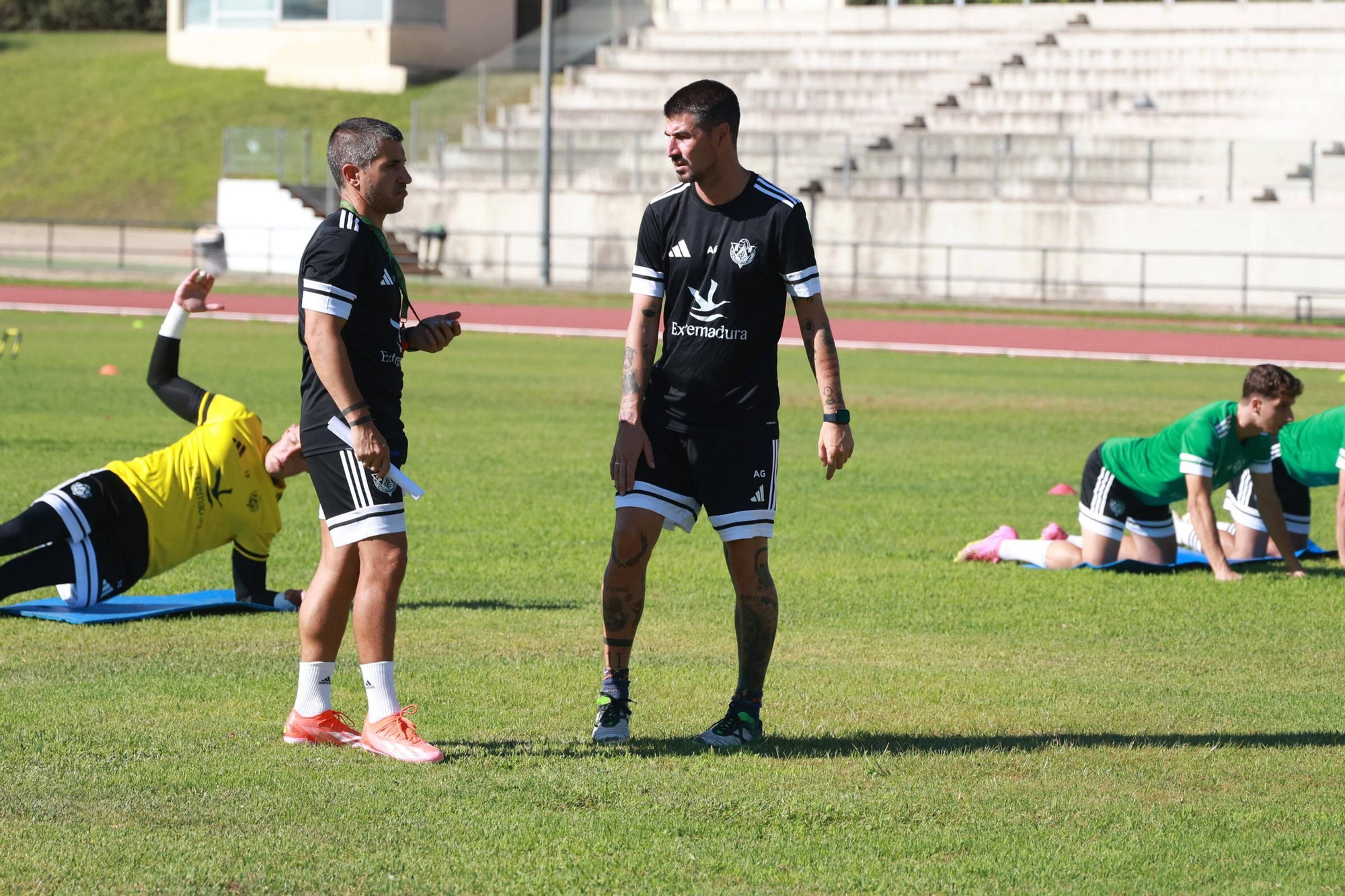 Primer entrenamiento del Cacereño 2025-2026