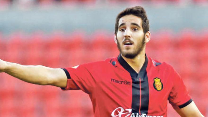 El central Pedro Bigas, con la elástica del RCD Mallorca.