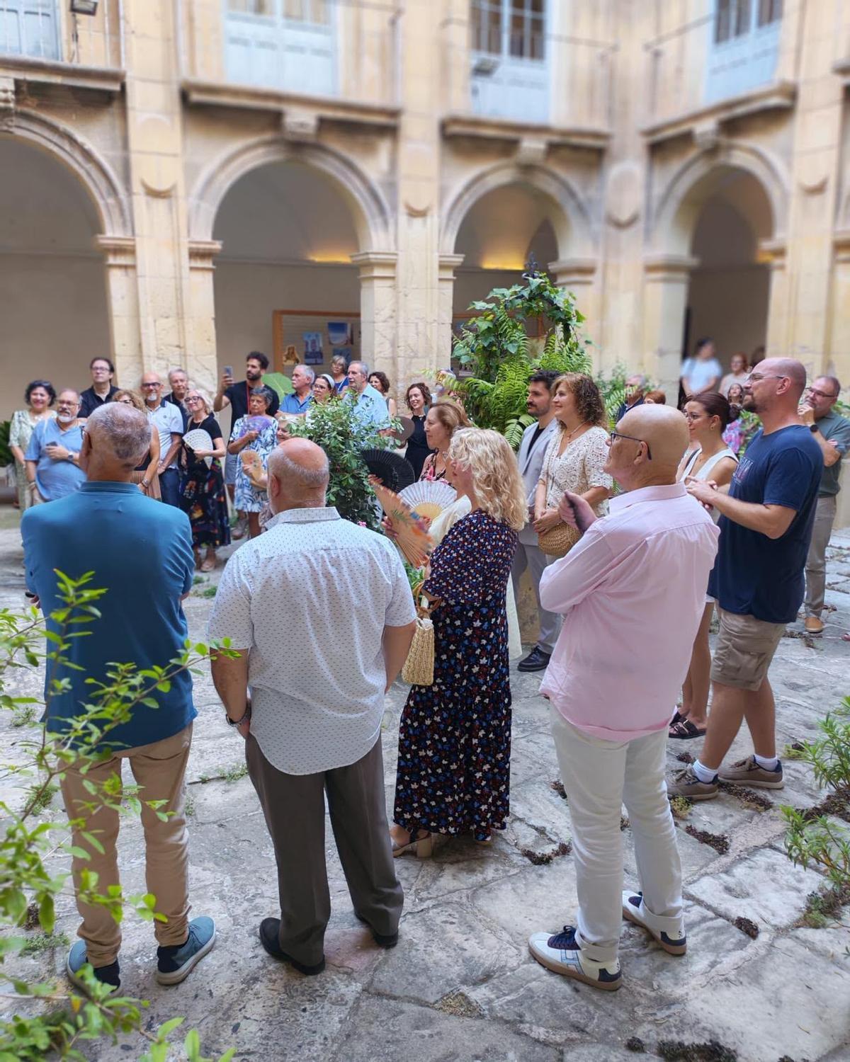 Inauguración de la exposición el pasado 9 de julio.