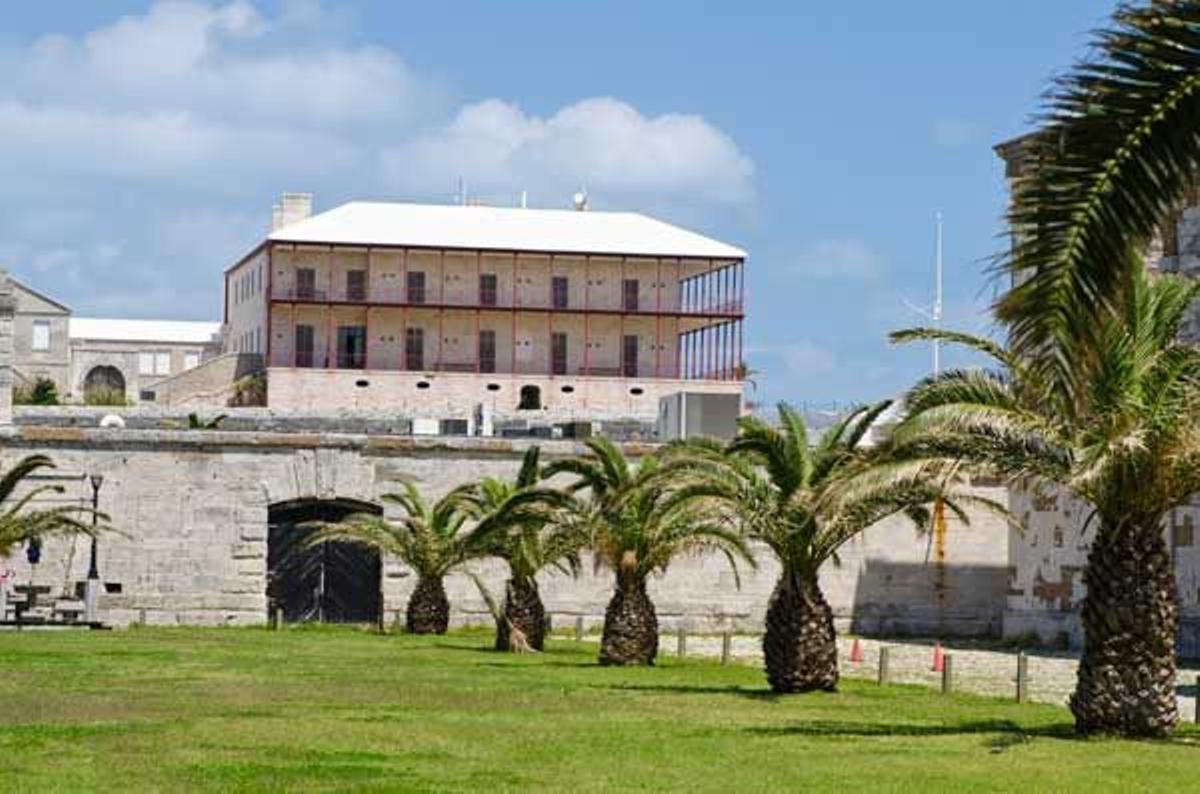 Casa del comisionado en el Astillero Naval Real de Bermudas.
