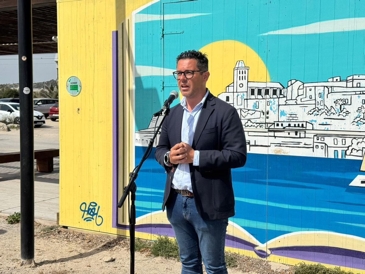 El alcalde de Vila, Rafael Triguero, en la presentación del proyecto