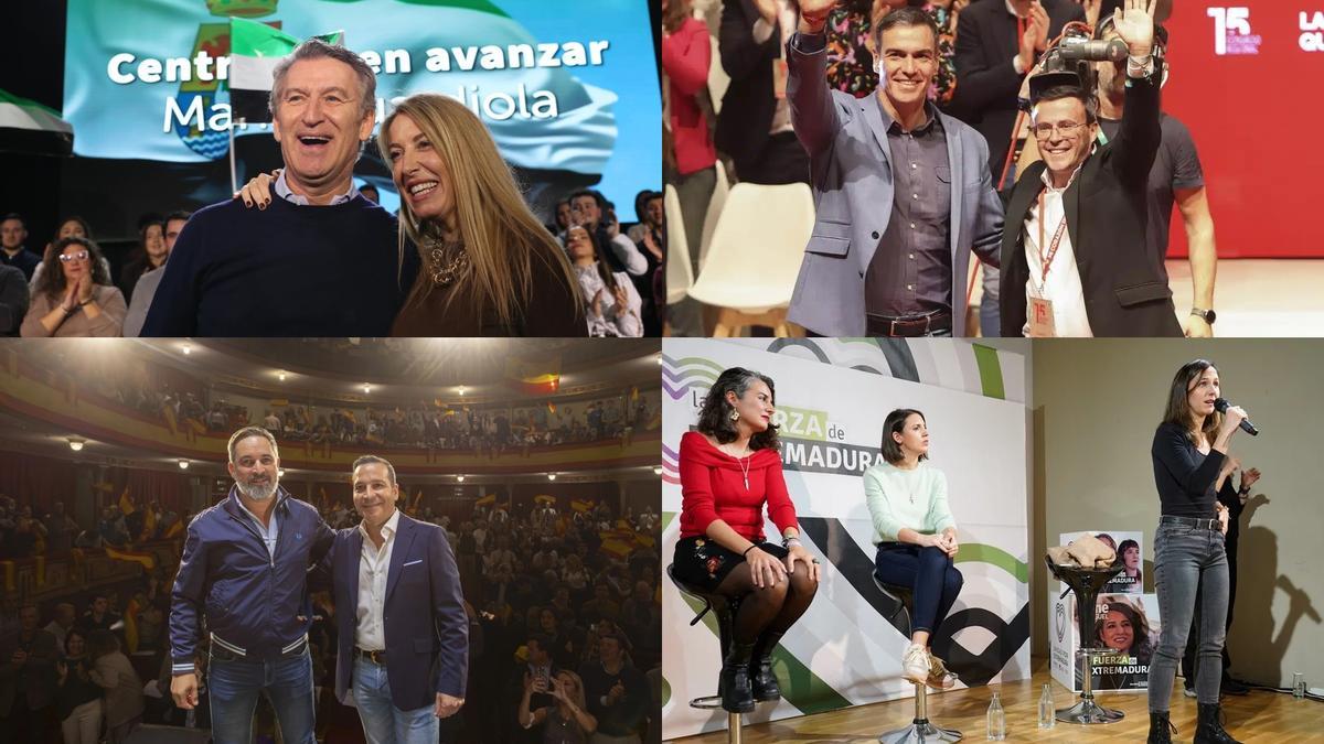 Imágenes de la campaña que hoy concluye.