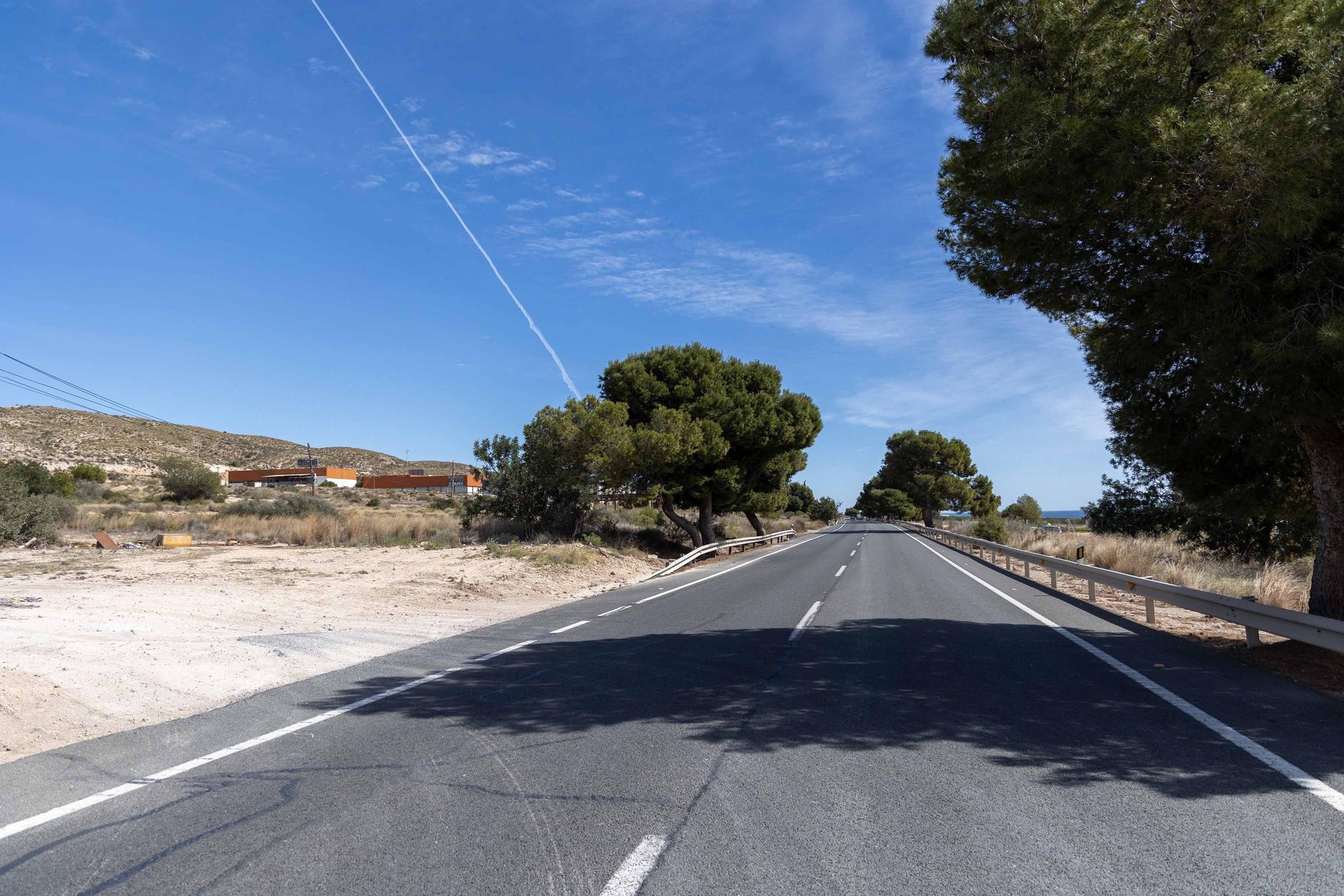 N-340, la carretera olvidada entre Alicante y Elche