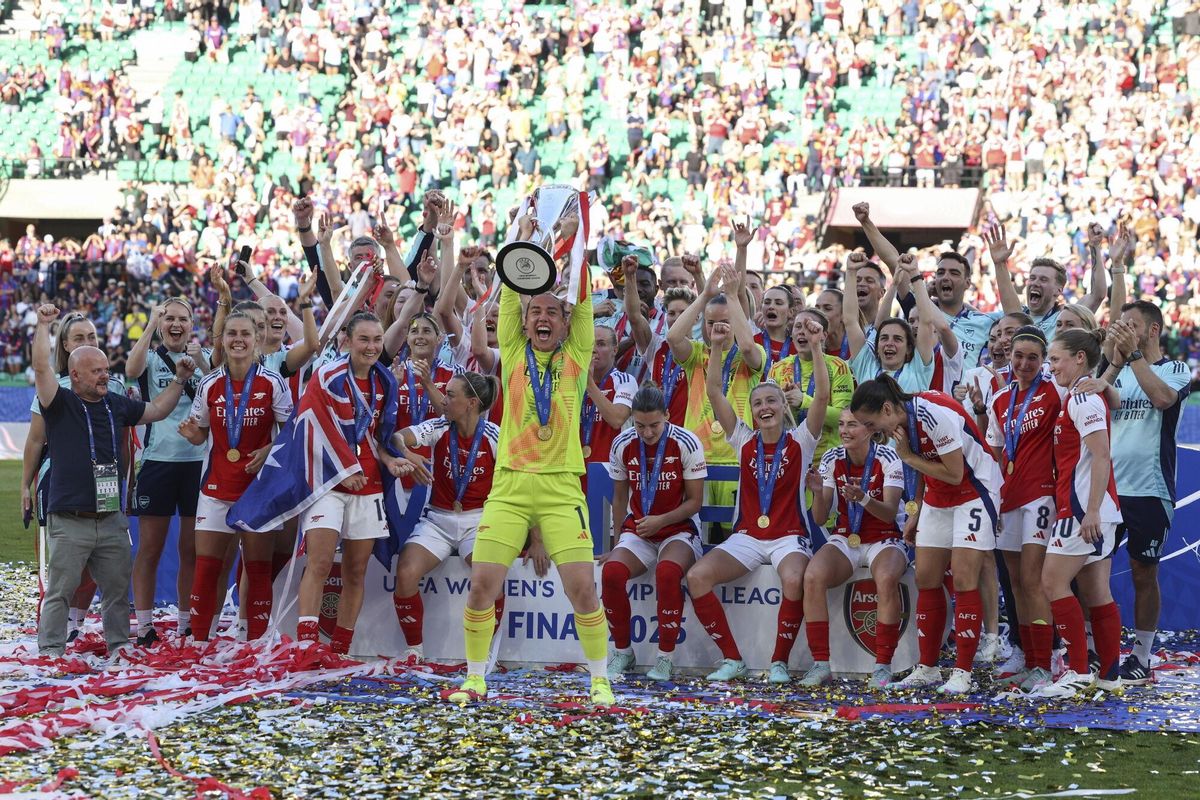 Les imatges de lArsenal - Barça de la final de la Champions femenina
