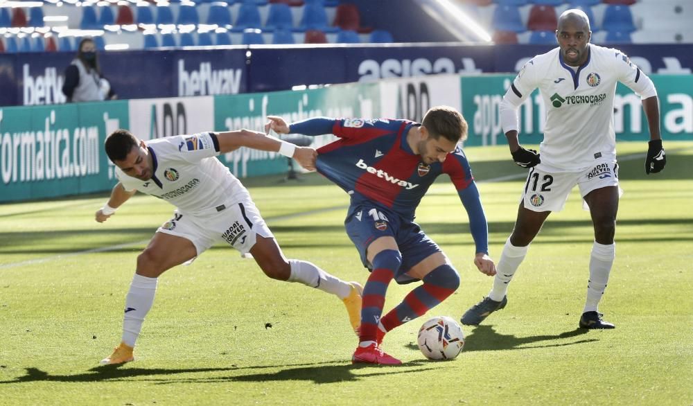 Levante - Getafe: Las mejores fotos del partido