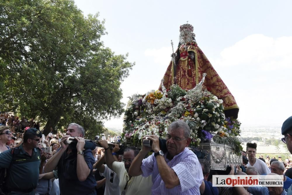 Romería de la Virgen de la Fuensanta: Llegada al S