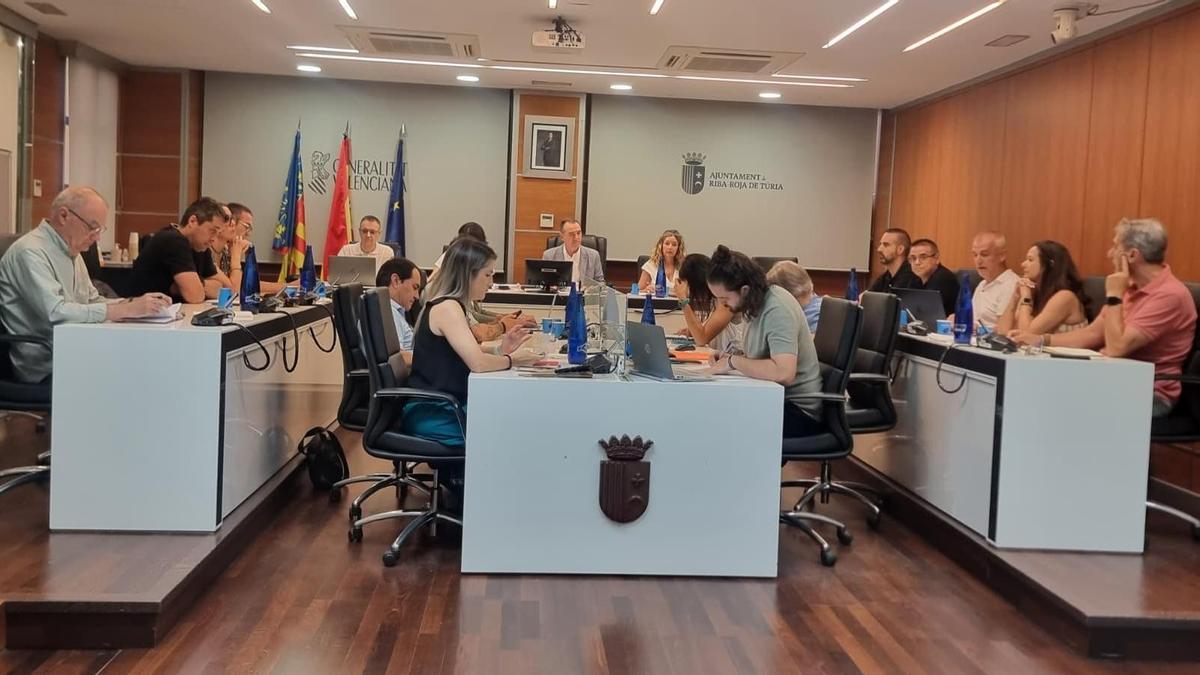 Último pleno del Ayuntamiento de Riba-roja de Túria.