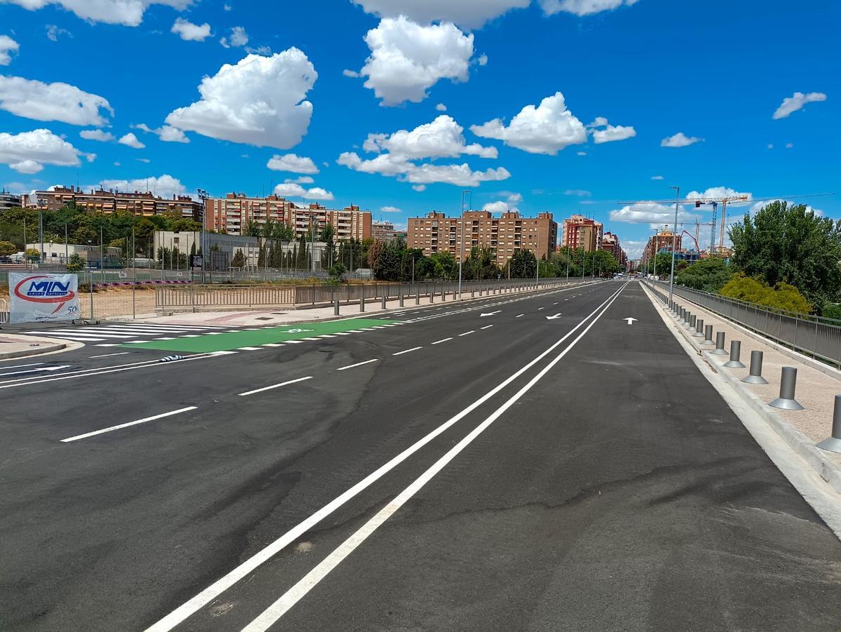 Conexión avenida Tenor Fleta con Ronda Hispanidad en Zaragoza construida por Grupo MLN.