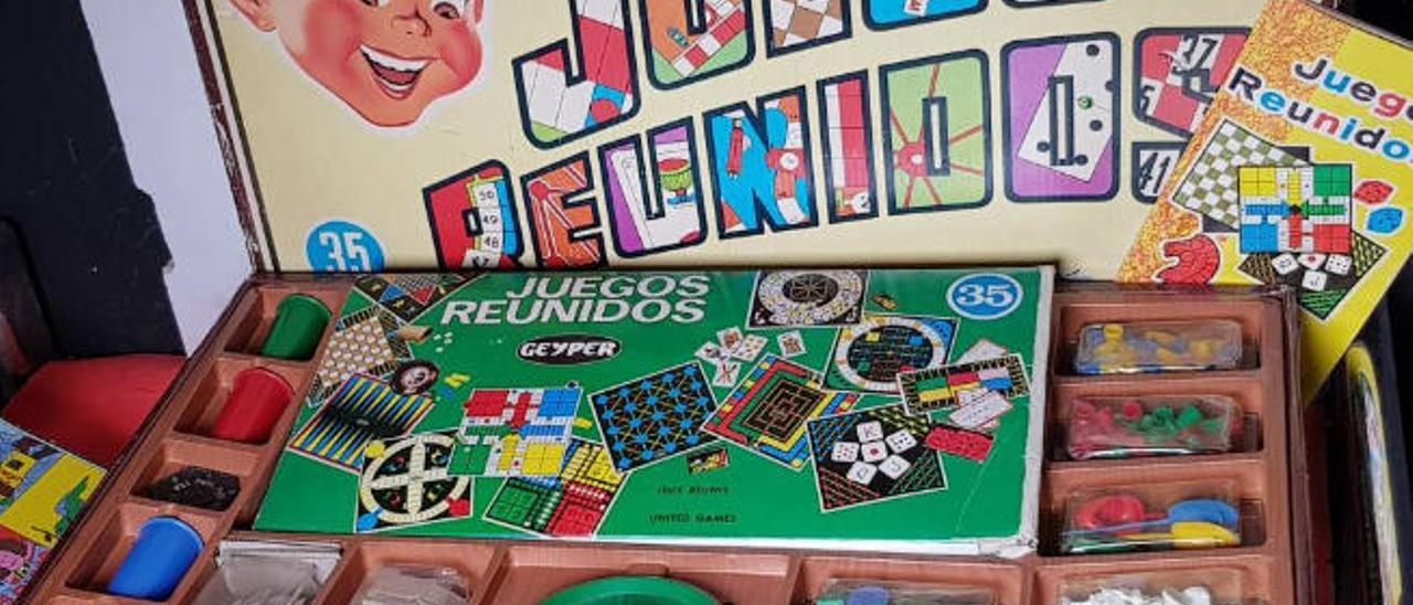 Caja de Juegos Reunidos lanzada a mitad del siglo pasado por Industrias Geyper.