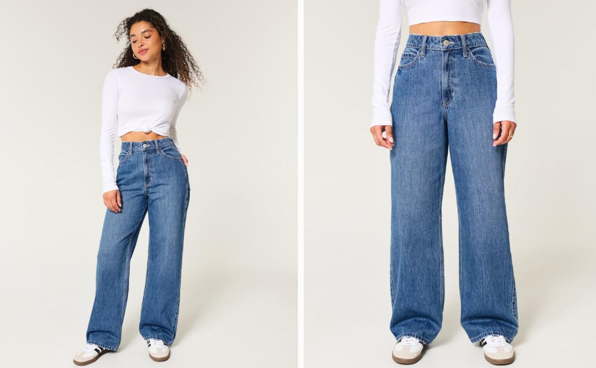 Un modelo baggy de la firma Hollister.