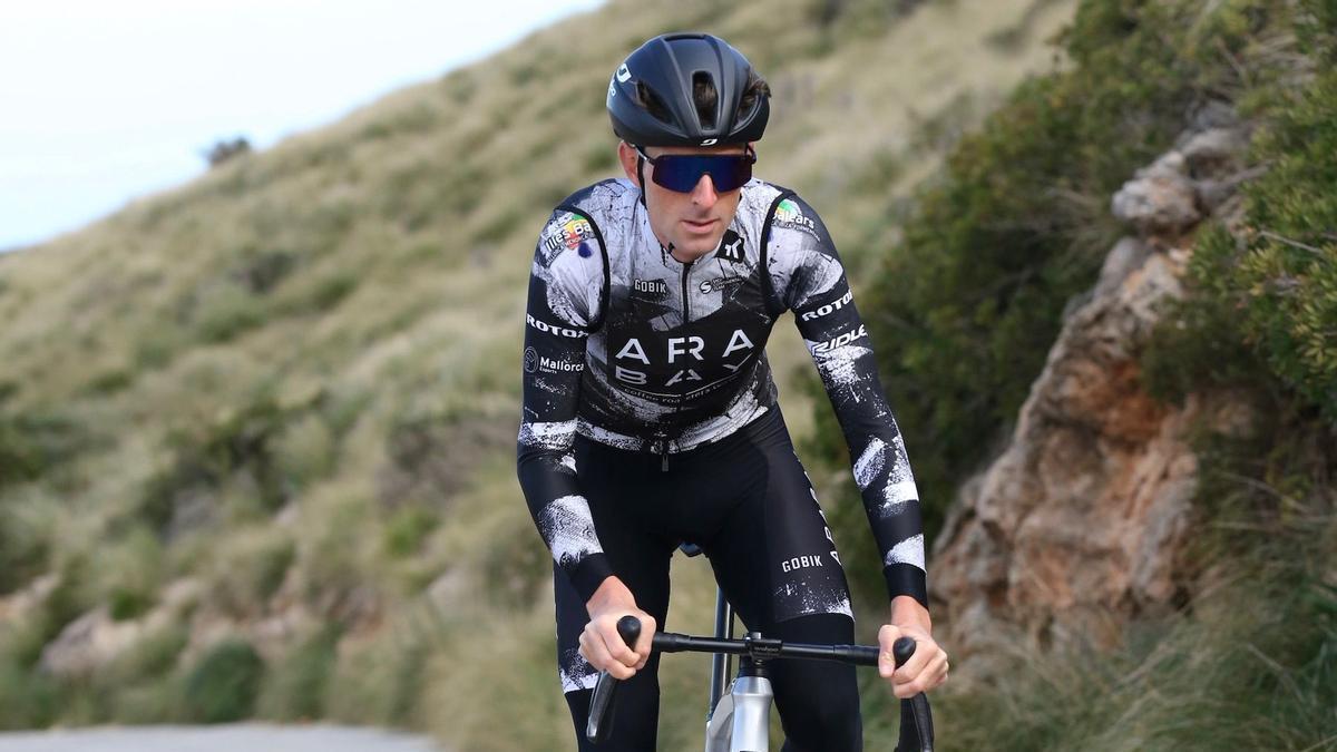 Chema García, en un entrenamiento