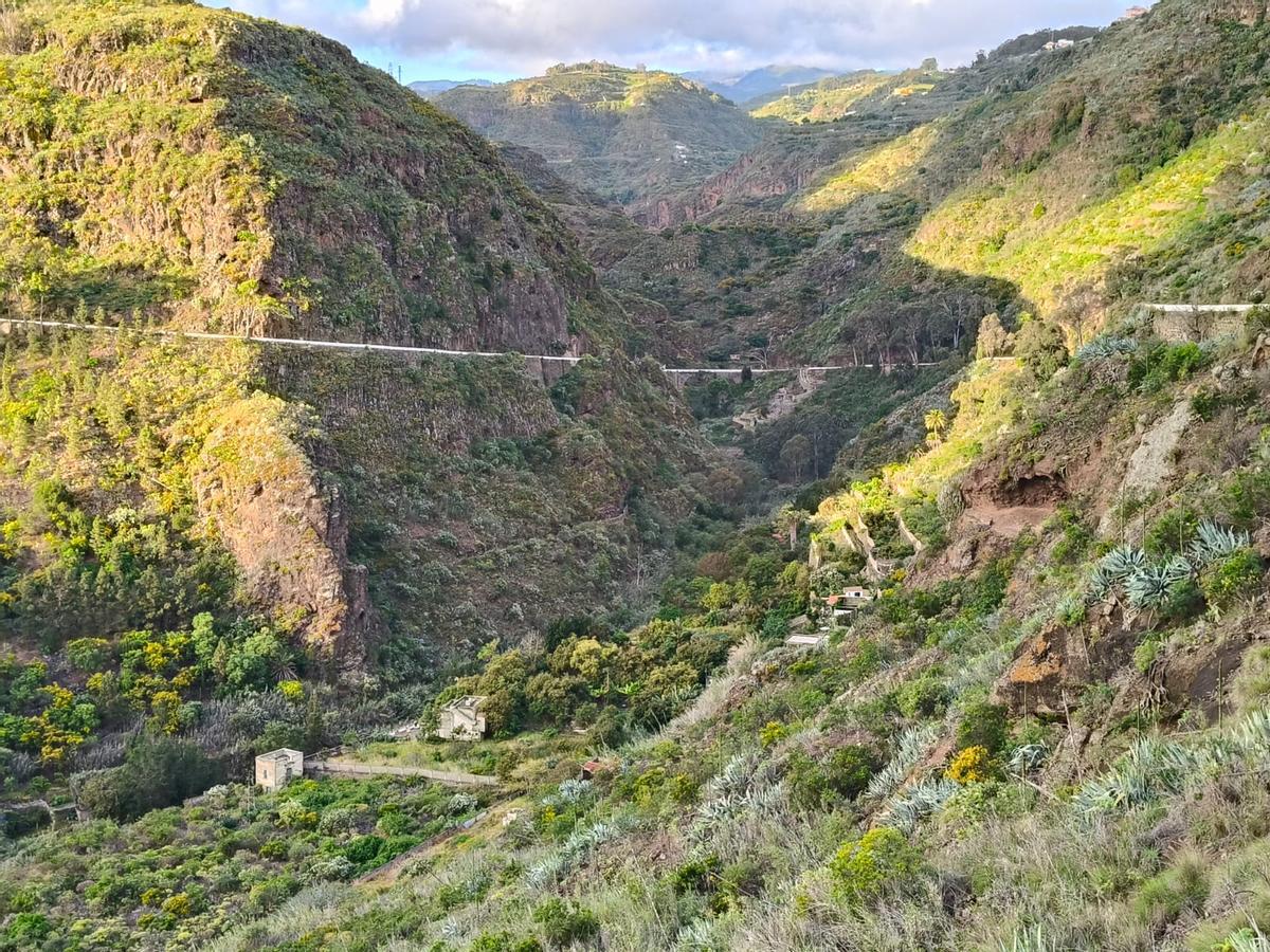El barranco de Azuaje.